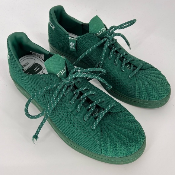 Adidas Pharrell Williams Superstar Primeknit‎ 'Dark Green’ - Picture 3 of 12